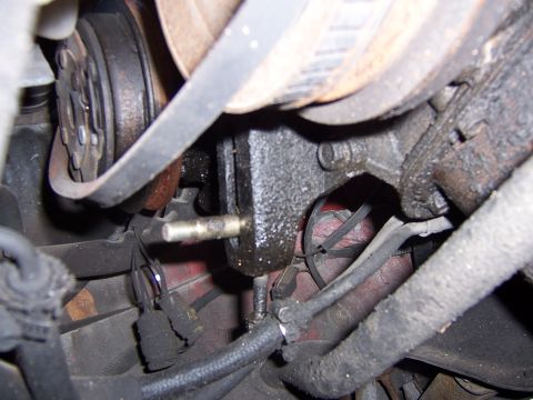 1984 Toyota Celica - pirated a/c pulley for my RA65C