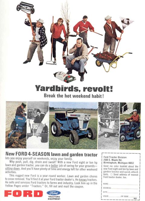1989 Ford Bronco - New Ford 4-SEASON lawn and garden tractor lets you enjoy yourself on weekends, enjoy your family.