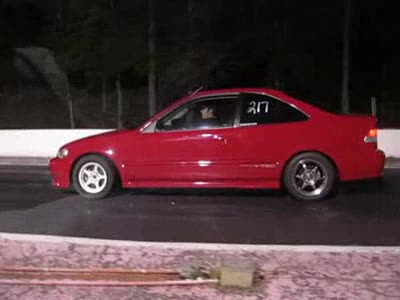 1979 Ford Mustang - Vs. Vortech Civic with slicks.