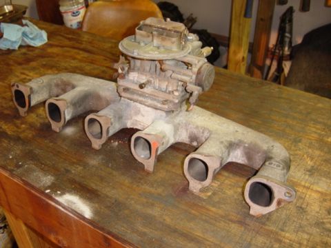 1991 Ford Bronco - Clifford manifold for Ford 300 -- for sale as of 10/29/05, including Holley 2v carb.