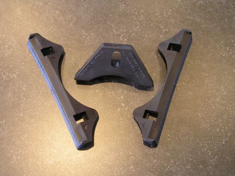 2000 Ford Excursion - These are Optima battery hold-down parts, including a Group 78 adapter.