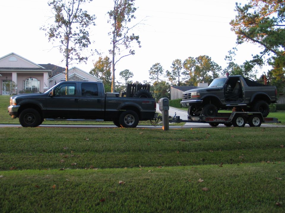 loaded up and heading out