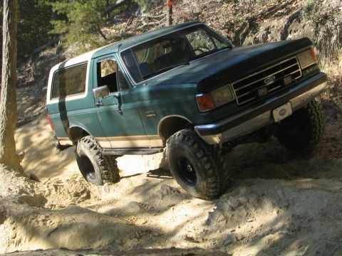 1990 Ford Bronco - On Daniel right after the ledge.