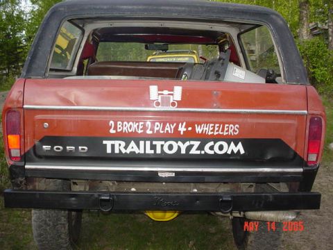 1978 Ford Bronco - Rear Bumper Mods