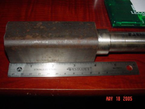1978 Ford Bronco - A metal component is measured against a ruler, with the date May 18, 2005 visible in the lower right corner.