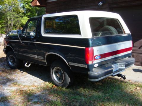 1991 Ford Bronco - ... if only it knew the fate that awaited it. Trust me, as good as the body looks from here, you should see it from underneath. I was break…