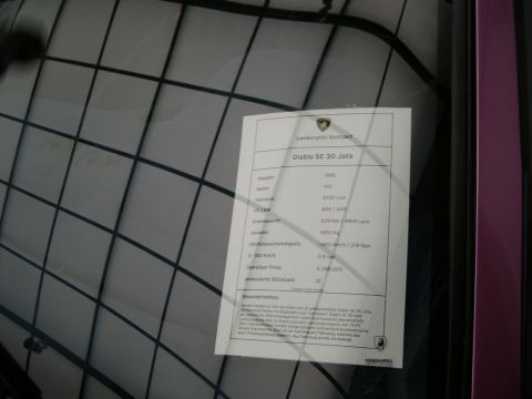 2003 Jeep TJ - This document details the specifications of the 1995 Lamborghini Diablo SE 30 Jota, including its engine, performance, and production numbe…