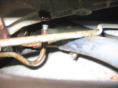 1995 Ford Bronco - They are both on the passenger side this is the one towards the front close to the exhaust.