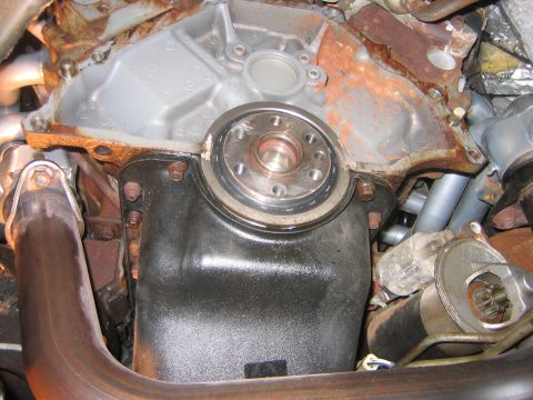 1995 Ford Bronco - Finally got it on and got all excited to put everything back together. Tanny installation is the same as removal. It takes some time to get…