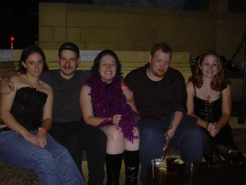 1997 Ford Probe - At Berbati's - Amy, Allen, Me, Taylor, & Stephanie