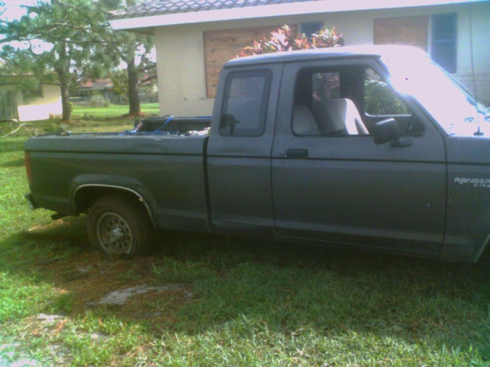 Stuck in Grandpa's front yard after Wilma