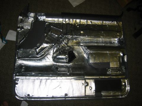1995 Ford Bronco - inner door pannel after peal and seal. i might stick the old factory stuff on too. haven't decided yet.