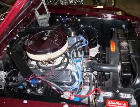 1969 Ford Mustang - Engine - RH View - Shade