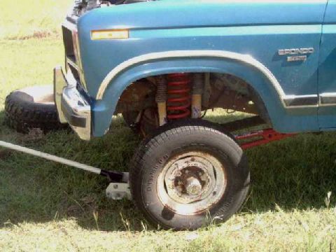 1984 Ford Bronco - stock rim & tire