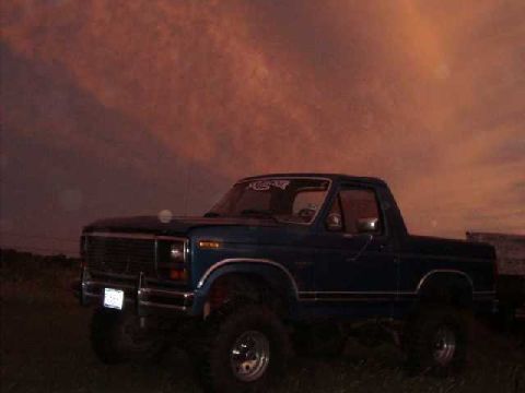1984 Ford Bronco - Hurricane Rita sunset