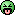 1968 Ford Mustang - A pixelated green smiley face graphic with an open mouth and closed eyes against a dark background.