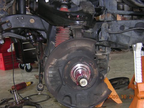 1992 Toyota Hilux - remove the hub and rotor assembly brakes and then you are to this stage