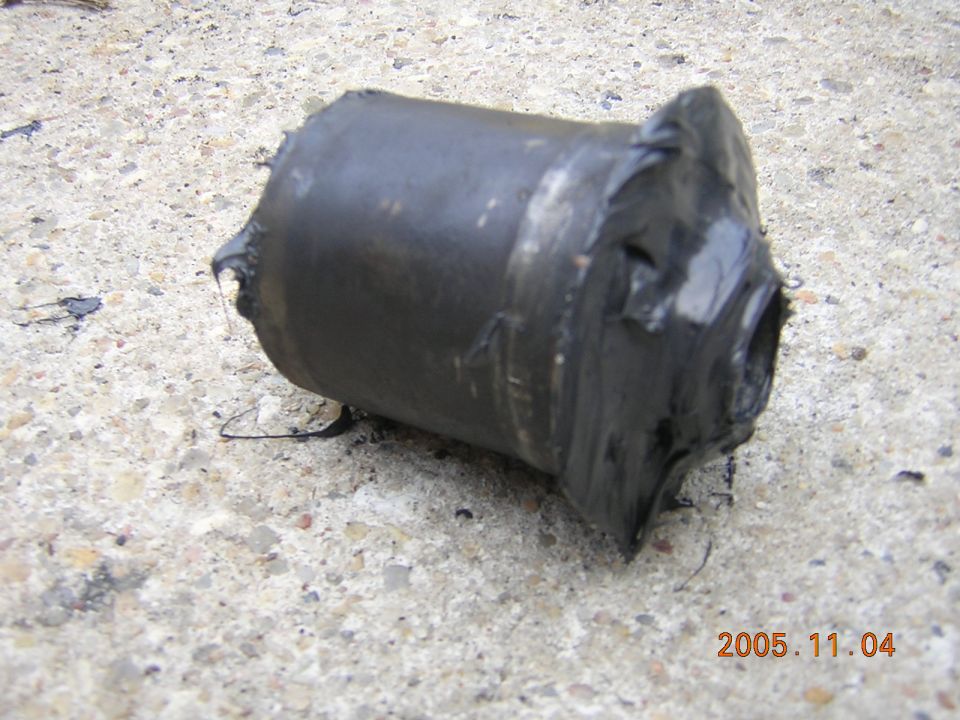 spread the RTV evenly taking your time and evening it out as when it finally sets it will be rock hard, or so I am told.

new bushings cost $178 a set just for the lowers
so far I am at $10 for paint and 3 tubes of RTV