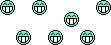 1989 Ford Bronco - A repeating pattern of pixelated smiley faces is displayed against a black background.