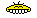 1989 Ford Bronco - Pixel art icon depicting a flying saucer, not a 1989 Ford Bronco.
