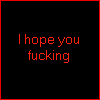 1989 Ford Bronco - A dark image with red text that appears to be a message.