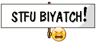1989 Ford Bronco - A sign displays offensive text and an angry emoji, indicating a hostile message.