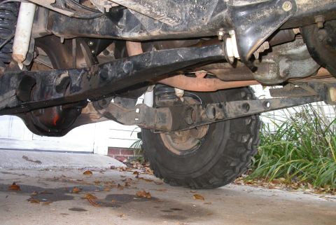 1990 Ford Bronco - Aonther shot of the extended radius arms.