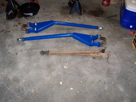 1991 Ford Bronco - duff arms compared to stock arms