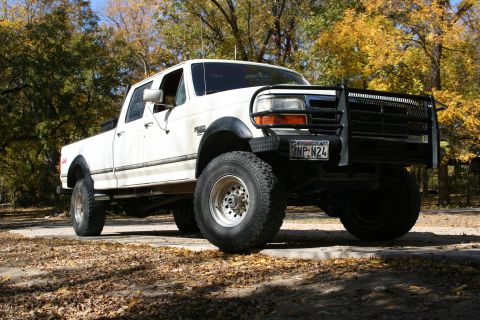 1993 Ford F-350 - Truck running again. Looks really small...for now. :)