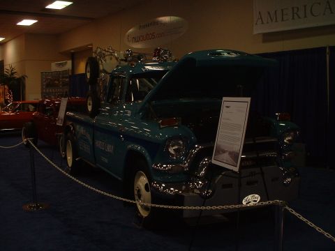 1999 Ford Crown Victoria - 1956 GMC tow truck
