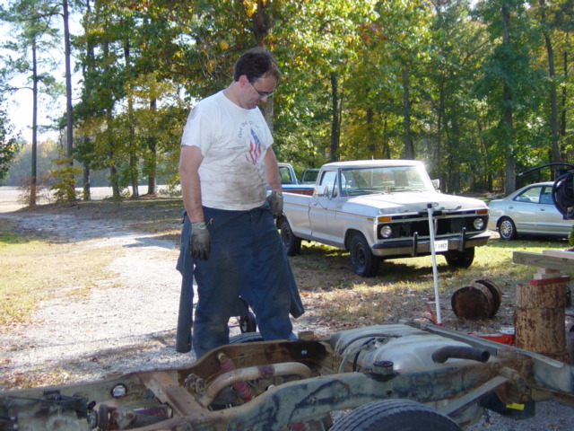 JB was particularly amused by the fact that he could now stand on the rear leaf spring.