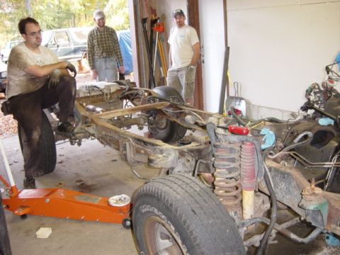 1991 Ford Bronco - Harold: "You know, there are easier ways to remove a transmission." Actually, I wish it had only taken 10 minutes *last* two times I had it…