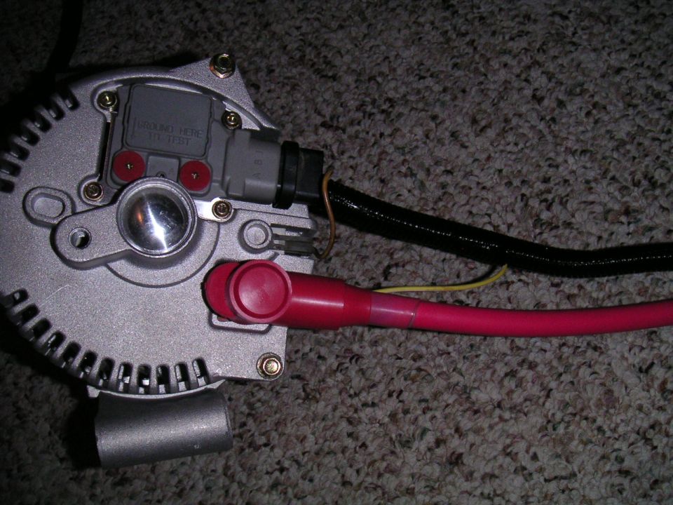 Wiring cleaned up
