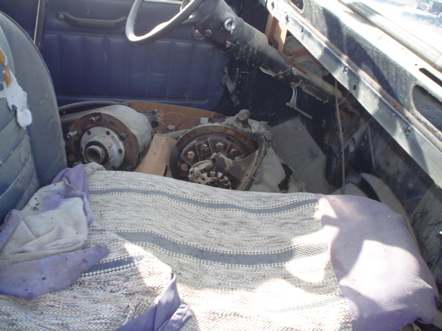 the cab.  there is a huge drop out 3rd member on the drivers floor.  I saw a stamp in the diff inside that had 1969 and nothing else