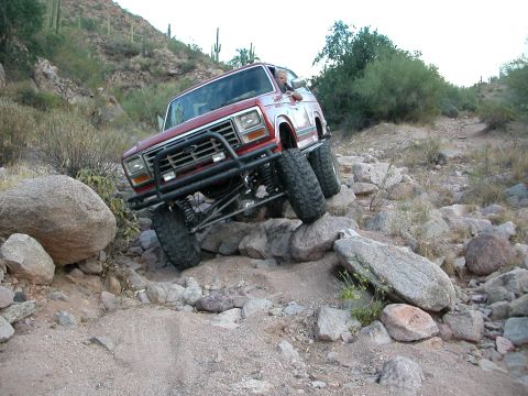 1984 Ford Bronco - kind of hard line...