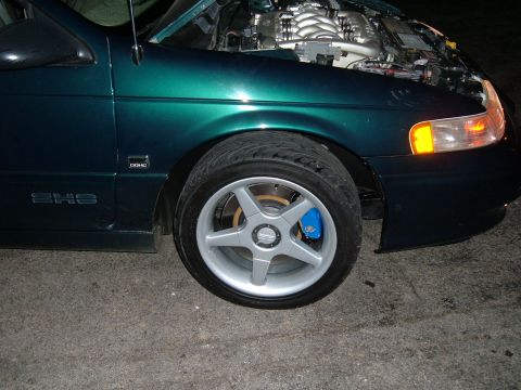 1995 Ford Taurus - 13inch cobra Brakes 8-3-05