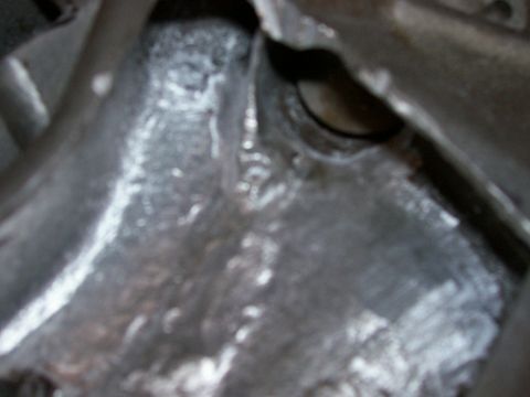 1996 Ford Probe - small hole from porting