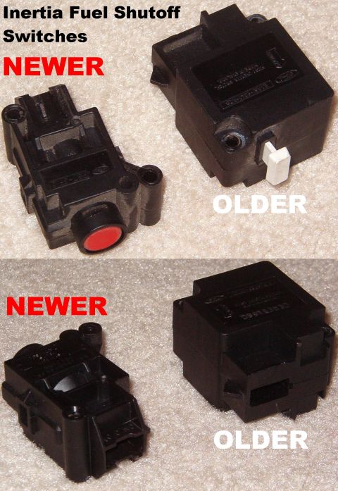 1983 Ford Bronco - Inertia Switches The old switch ('84~89) was installed on the firewall either just forward of the brake or clutch pedal or just R of the tr…