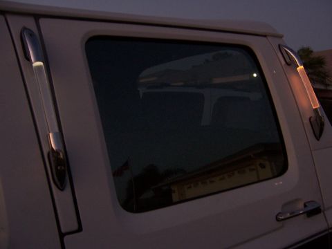 1993 Ford C-350 (Centurion Conversions) - one with LED (yuck!) and one with old bulb. the old ones are brighter!