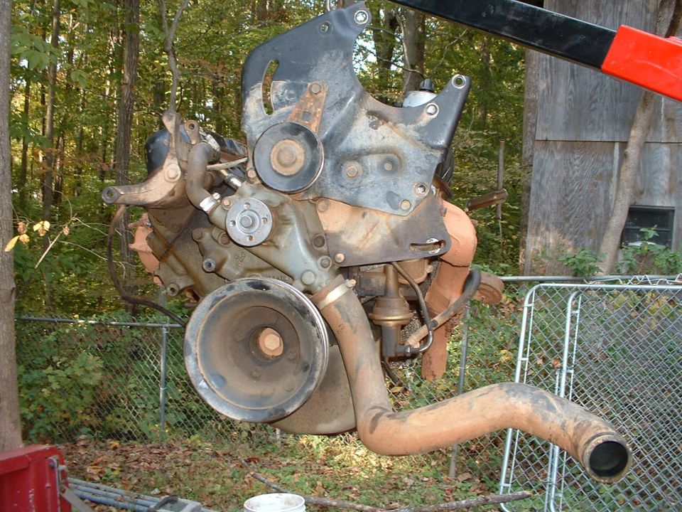 The old, tired 351w HO in all its dirty glory