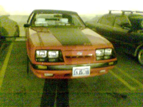 1988 Ford Bronco - This car is a Ford Mustang, not a Ford Bronco, and appears to be from the late 1980s.