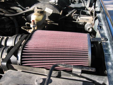 1995 Ford Bronco - I kept all the parts from the first K&N filtercharger, just replaced the filter.