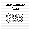 1987 Suzuki Samurai - This document advertises Rocawear jeans with a price of $85.