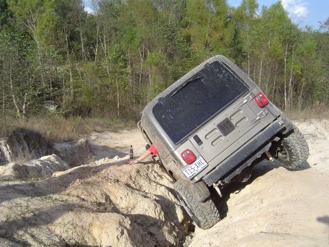 2004 Jeep Wrangler - oppps, dont need that fender