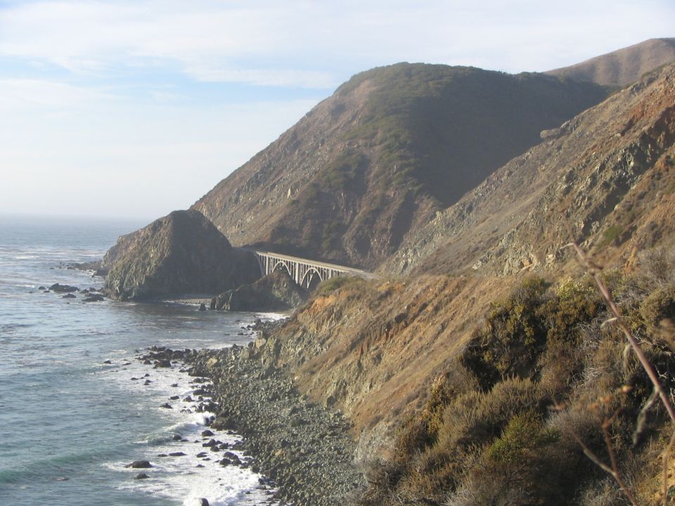 Bixby Creek Bridge on Highway 1, Big Sur, California coast