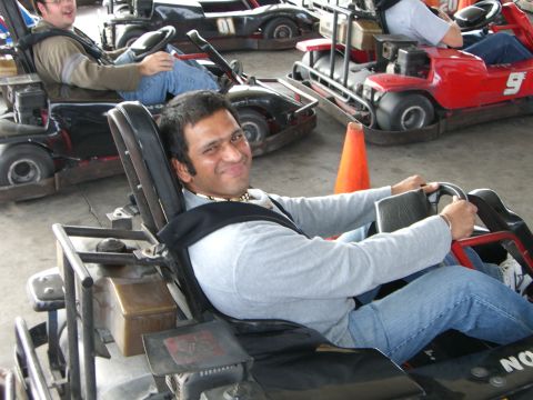 1996 Ford Probe - People enjoying a day of go-kart racing.