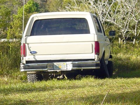 1989 Ford Bronco - This Ford Bronco appears to be from the late 1980s, likely a 1987 model, based on its body style.