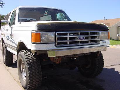 1987 Ford Bronco - Stainless Front Bumper
