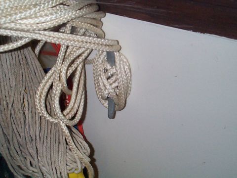 1995 Ford C-350 (Centurion Conversions) - The choice for wall anchors. These are anchored into studs to ensure that they are very difficult to pull out.