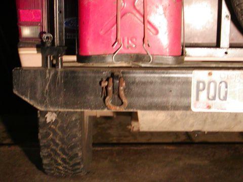 1987 Ford Bronco II - closeup of tow point